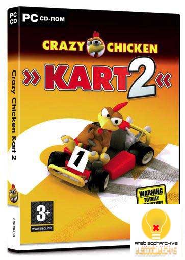 لعبة سباق سيارات الدجاجات المجنونة /Crazy Chicken Kart 2